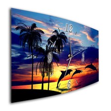 BM Wanduhr 60 cm x 30 cm