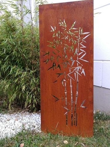 Edelrost garten sichtschutz - garten,