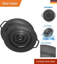 Hochwertiger Silikon Spritzschutz, 2er Set - Langlebig & Effektiv, Ø 15-25 cm