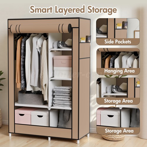 Tragbarer stoff kleiderschrank - tragbarer, stoff-kleiderschrank