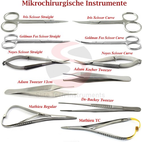 Mikrochirurgie instrumente set - mikrochirurgie,