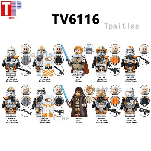 10x custom minifiguren star - custom,