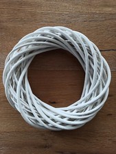 Weidenkranz,30 cm,Türkranz,Shabby,weiß,Türdeko,Türschmuck,Tischkranz,Kranz,Deko