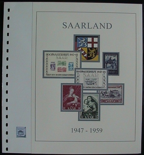 Saarland 1947 1959 vordruck - saarland,