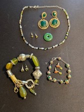 Modeschmuck set grün - set,
