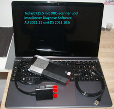Markenlaptop mit OBD-Scanner