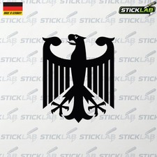 Deutscher Adler Sticker Blau