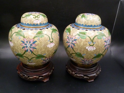Ein paar chinesische cloisonne - paar,