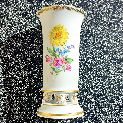 Meissen vase porzellan weiß - vase,