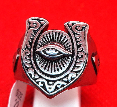 Edelstahl ring biker massiv - ring,