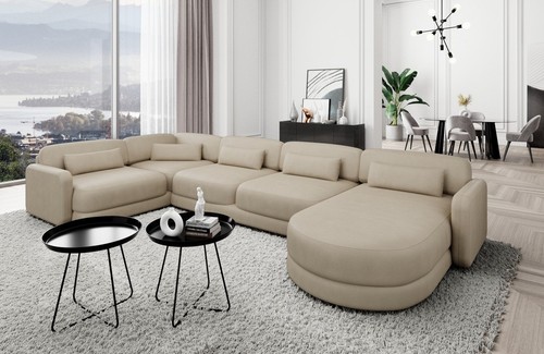 Sofa leder wohnlandschaft - sofa,