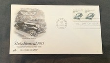 USA 1985 Baton Rouge - FDC cover First Day of Issue Stutz Bearcat 1933