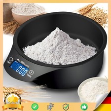 Küchenwaage mit Schüssel und