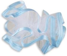 Kerzenmanschette aus Tüll