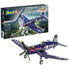 Geschenkset Flying Bulls Vought F4U-4 Red Bull 1:48 mit Farben Kleber Revell