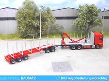 1:87 EM130 Bausatz Gigaliner Hängerzug LKW Aufbau + Anhänger ohne Kran