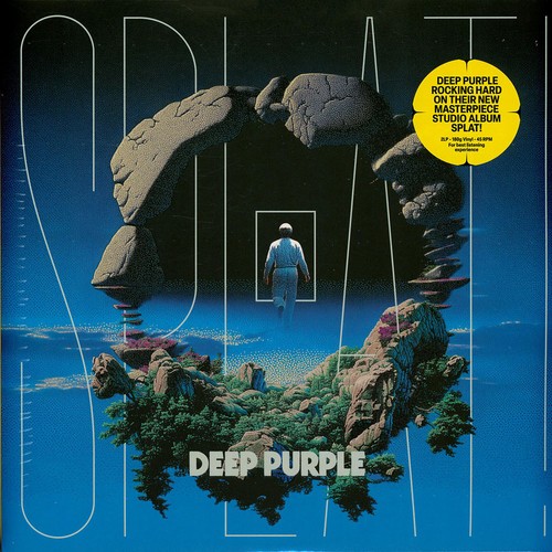 Deep purple splat - -, splat!