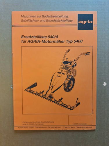 Original ersatzteilliste - original, f