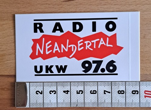 Alter aufkleber sticker - sticker, radio