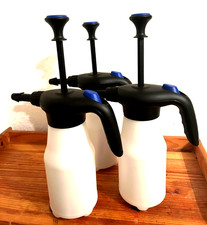NEU! 3 x Druckpump Sprühflasche (1L) für säurehaltige Flüssigkeiten