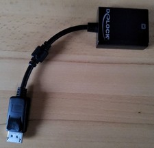 DeLock 61848 Displayport Adapter Stecker auf VGA 15pin Buchse HDTV tauglich
