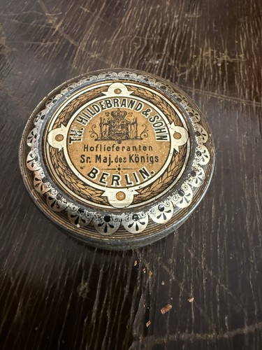 Alte blechdose dose schokolade - alte,