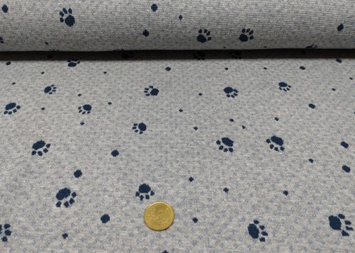 Strickstoff milo grau - grau, blau