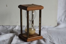 Sanduhr, Sammlerstück, antik, Holz, 30 min, Rarität