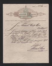 LEIPZIG, Brief 1901, Heinrich