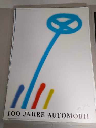 Plakat 100 jahre automobil - 100,