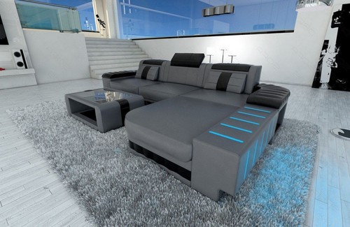 Sofa leder eckcouch - eckcouch, ledersofa
