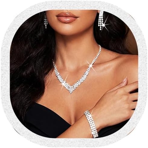 Brautschmuck set glitzernde - brautschmuck-set,,
