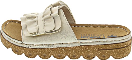 Rieker damen pantolette gold - rieker,