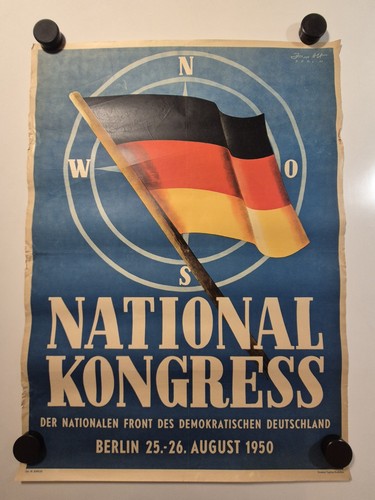 Plakat nationalkongress 1950 - nationalkongress,