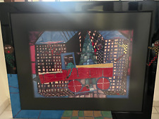 Hundertwasser Bild ca. 102 x 82 großes Bild. Edition Art.