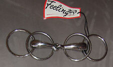 NEU Doppelringtrense Fahrgebiss einfach gebrochen Breite 12,5cm Edelstahl Feelin