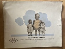 Katalog Preisliste 101 Schildkröt Puppe bekleidet Katalog ~1925-30er Celluloid