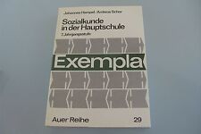 Sozialkunde / Sozialkunde in der Hauptschule 7.Jahrgangsstufe 1980