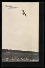 Foto-AK Sanke Nr. 172: Berlin, Flugplatz Johannisthal, Linnekogel auf Rumpler-T 