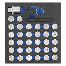 35tlg Felgenschloss Demontage