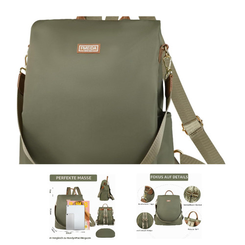 Fmeida anti diebstahl rucksack - anti,