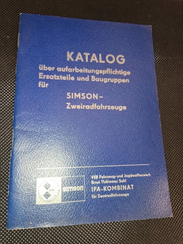 Simson katalog - simson, mz