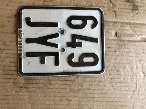 Altes mofa moped nummernschild - mofa,