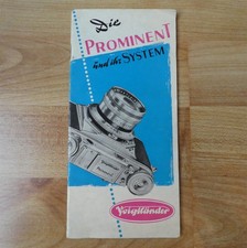 VOIGTLÄNDER - Die Prominent und ihr System - Heft Prospekt TOP