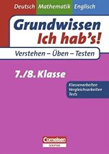 Cornelsen Grundwissen - Ich hab's!  Deutsch Mathematik Englisch 7./8. Klasse