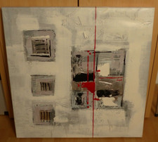 Bild Acrylbild abstrakt 70 x 70 cm