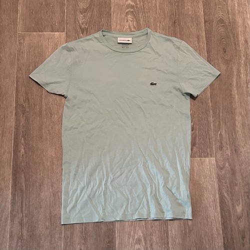 Lacoste shirt salbeigrün - lacoste, t-shirt