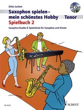 Dirko Juchem Saxophon Spielbuch 2 Tenor Duette Klavier CD Schott