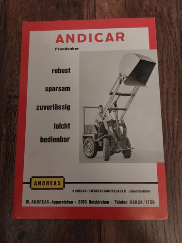 Original prospekt andicar - original,