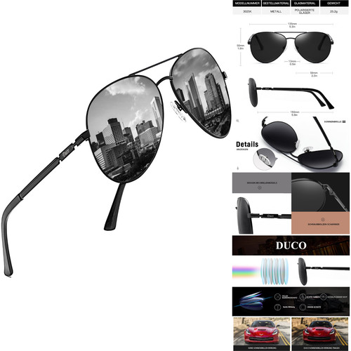 Pilotenbrille metallrahmen - pilotenbrille,